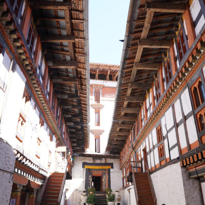Bhutanese Architect of Jarkar Dzong, Bumthang, Bhutan